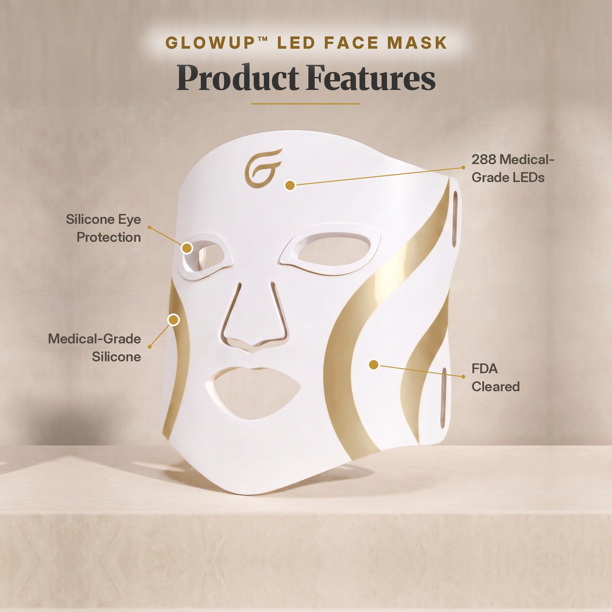 GlowUp™ LED Light Therapy Face Mask