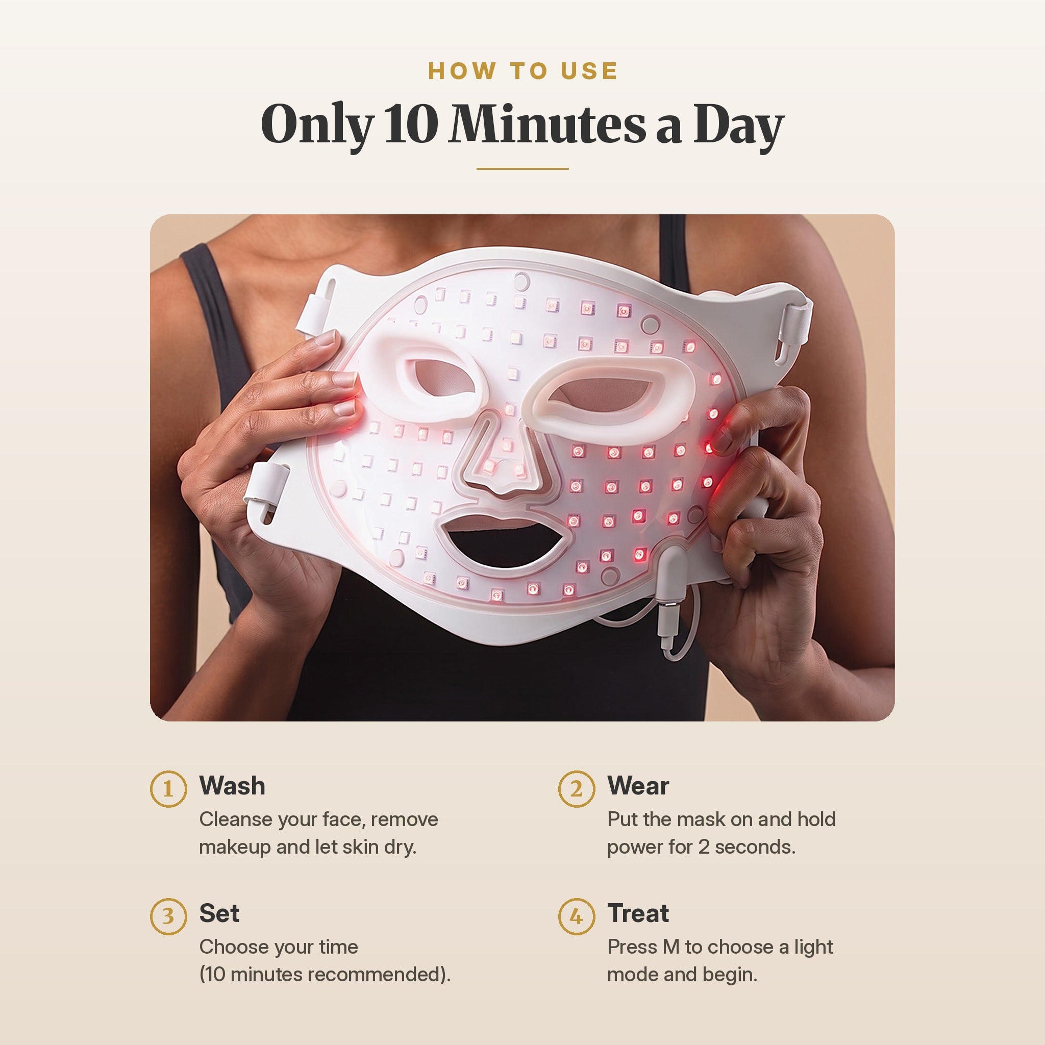 GlowUp™ LED Light Therapy Face Mask