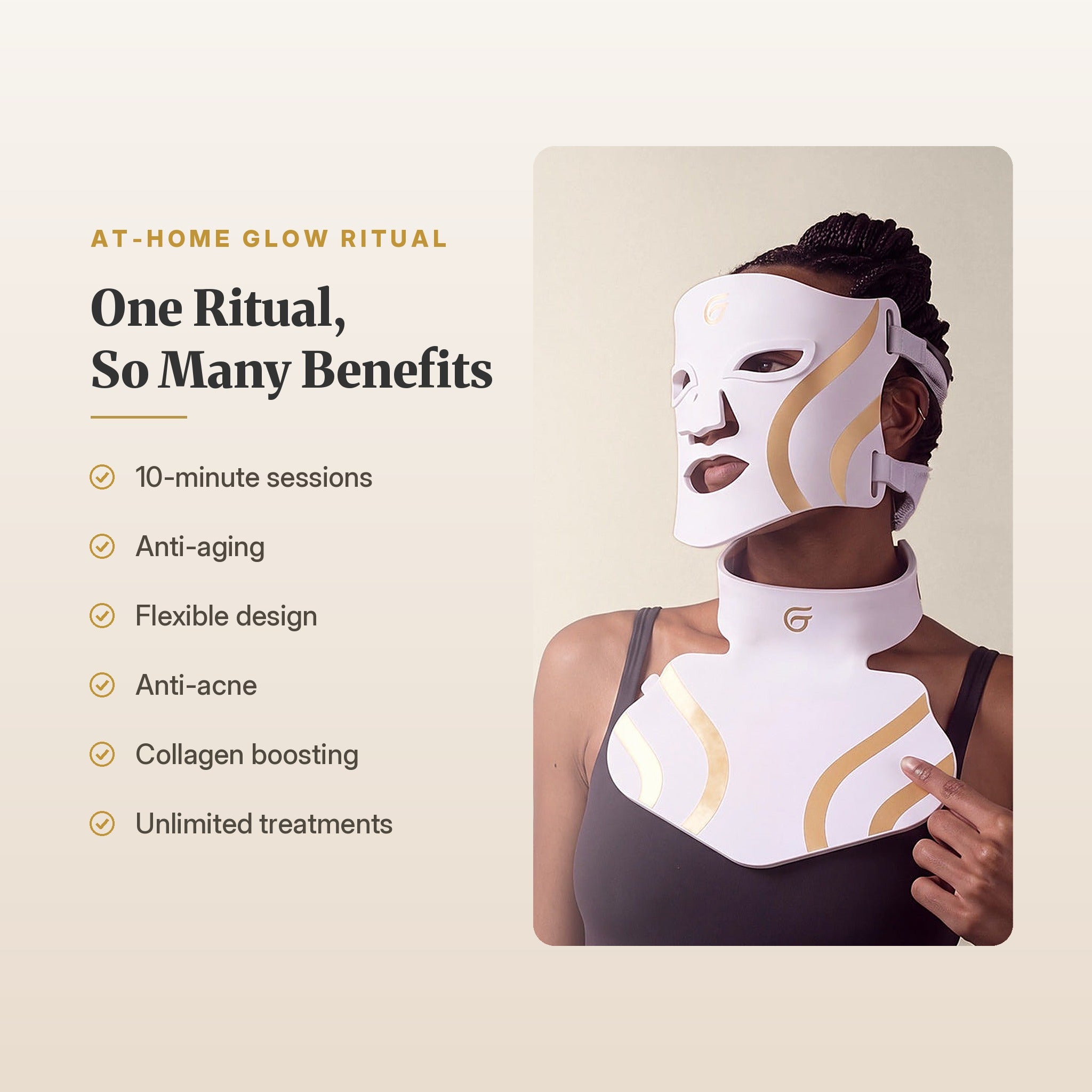 GlowUp™ LED Light Therapy Face Mask