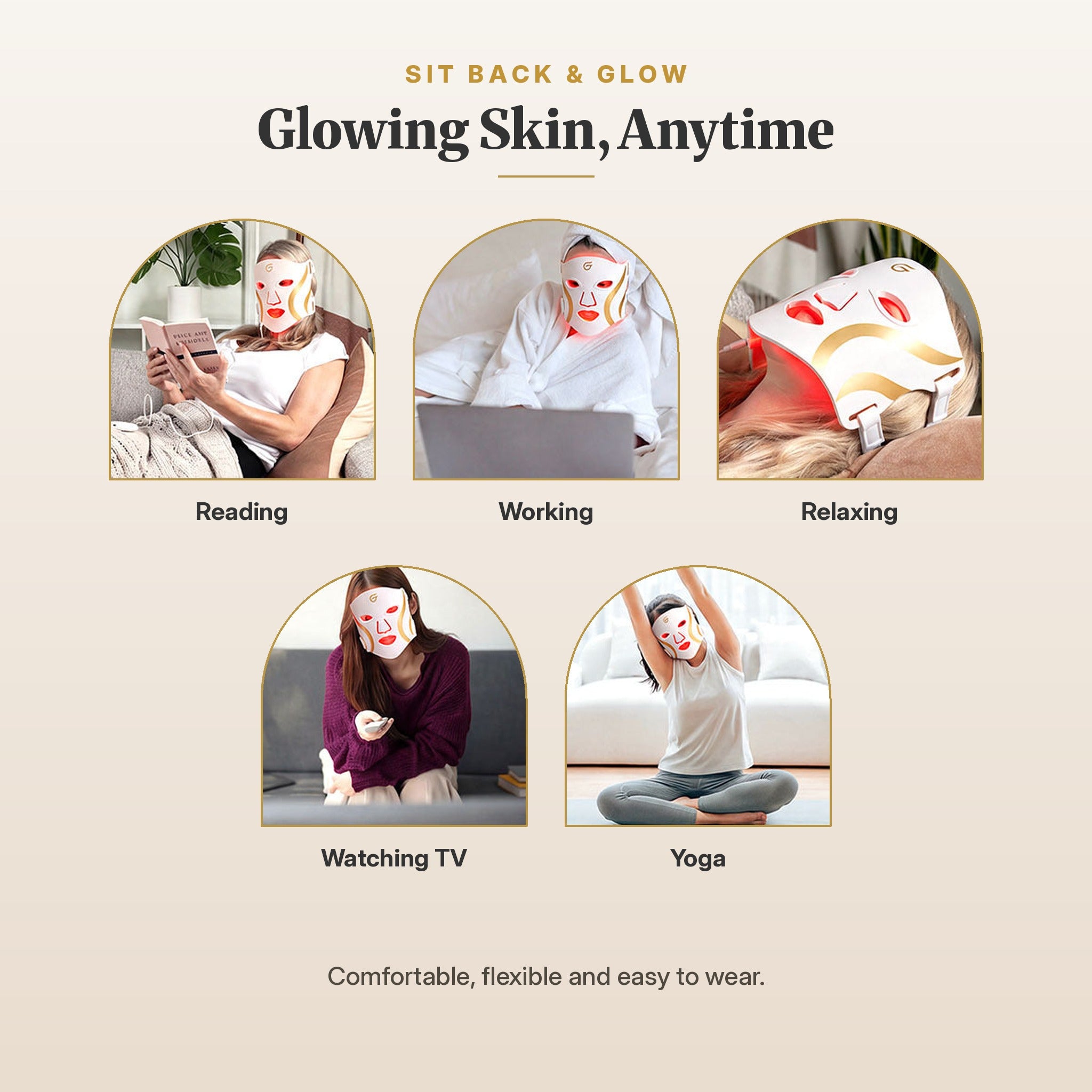 GlowUp™ LED Light Therapy Face Mask