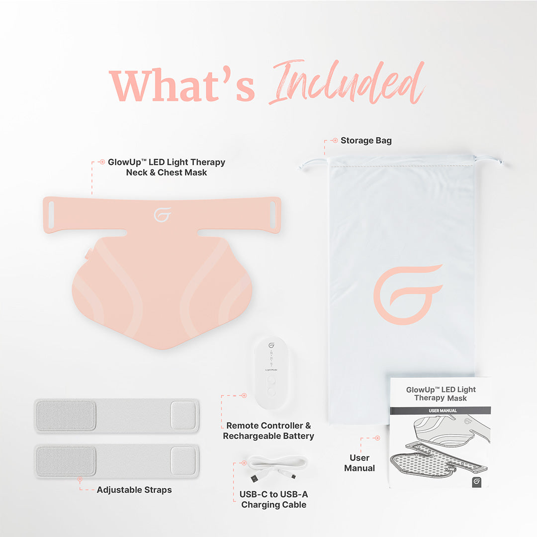 GlowUp™ LED Light Therapy Neck & Chest Mask